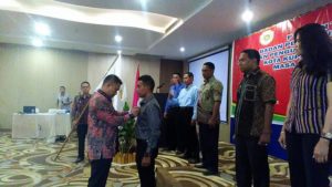 Pengurus Hipmi Kabupaten Kupang saat dilantik